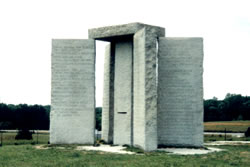 Georgia Guidestones: “American Stonehenge” Georgia Guidestones: “American Stonehenge”